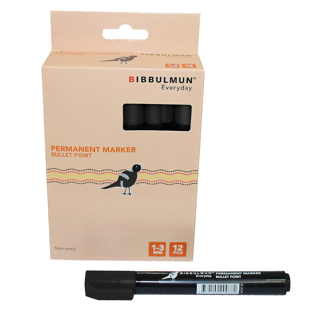 Permanent Marker 270 B Bullet Tip Black 12 Pk 1050865 NPL-1050865