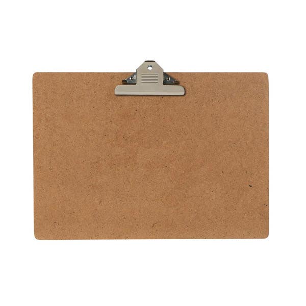 A3 Masonite Clipboard Large Clip Landscape Brown 1003466 43150