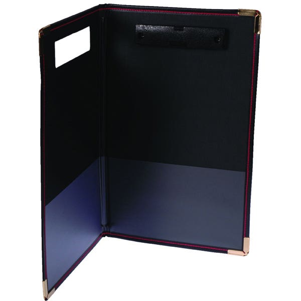 Esselte Supertuff Clipboard Folder Foolscap Black 39416003 57709BLK