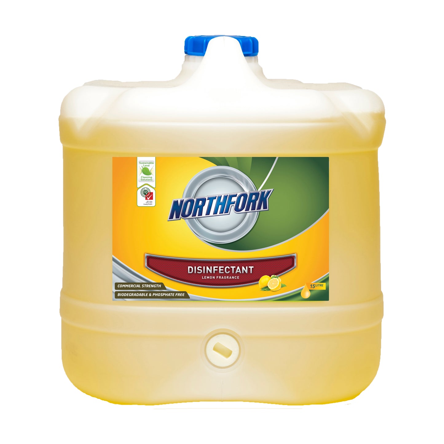 Northfork Geca Lemon Disinfectent 15L For Use On Washable Surfaces_1051223_638100801
