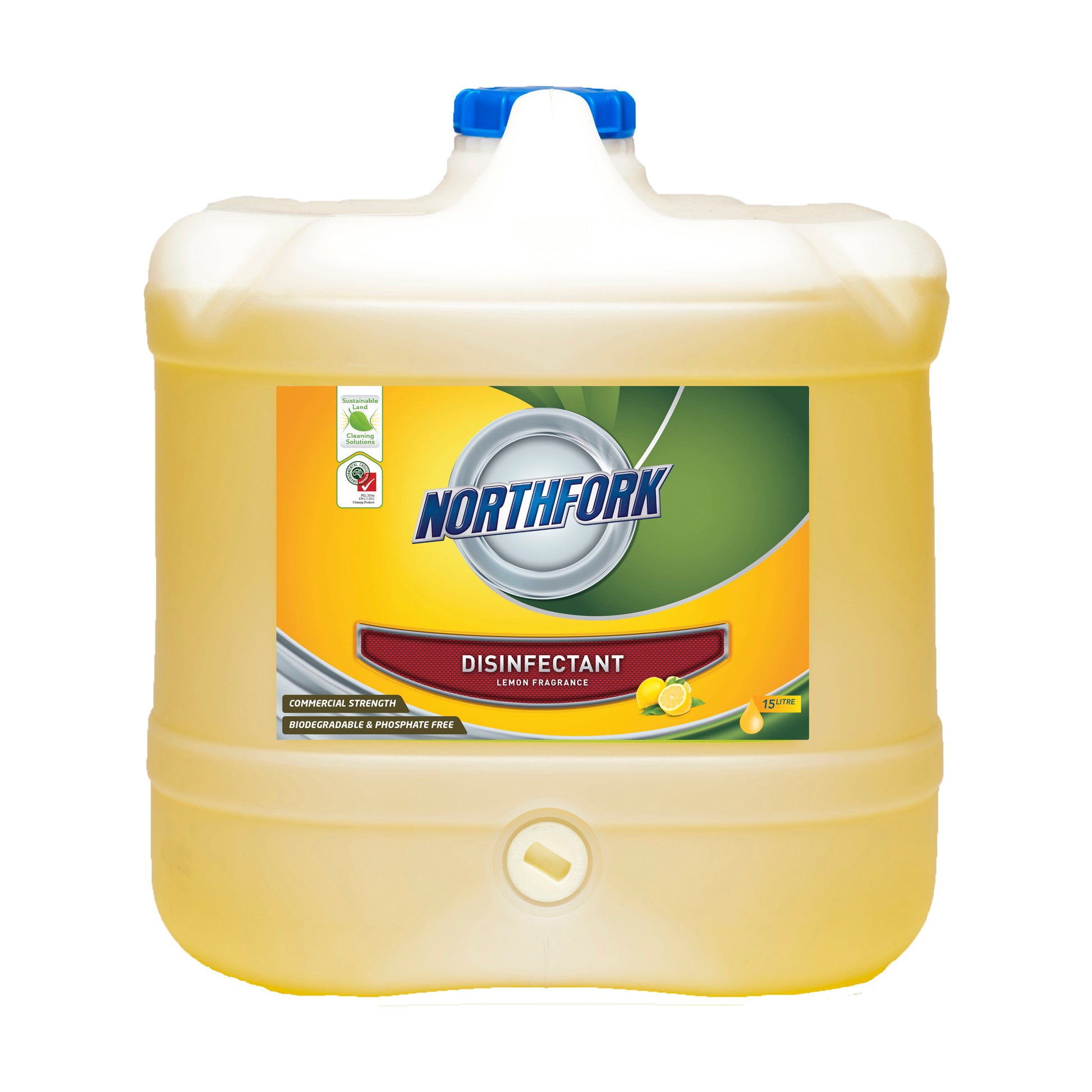 Northfork Geca Lemon Disinfectent 15L For Use On Washable Surfaces_1051223_638100801