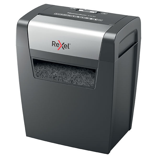 Rexel Momentum Shredder X406 Cross-Cut 6 Sheets 15L_1051495_2104569AU