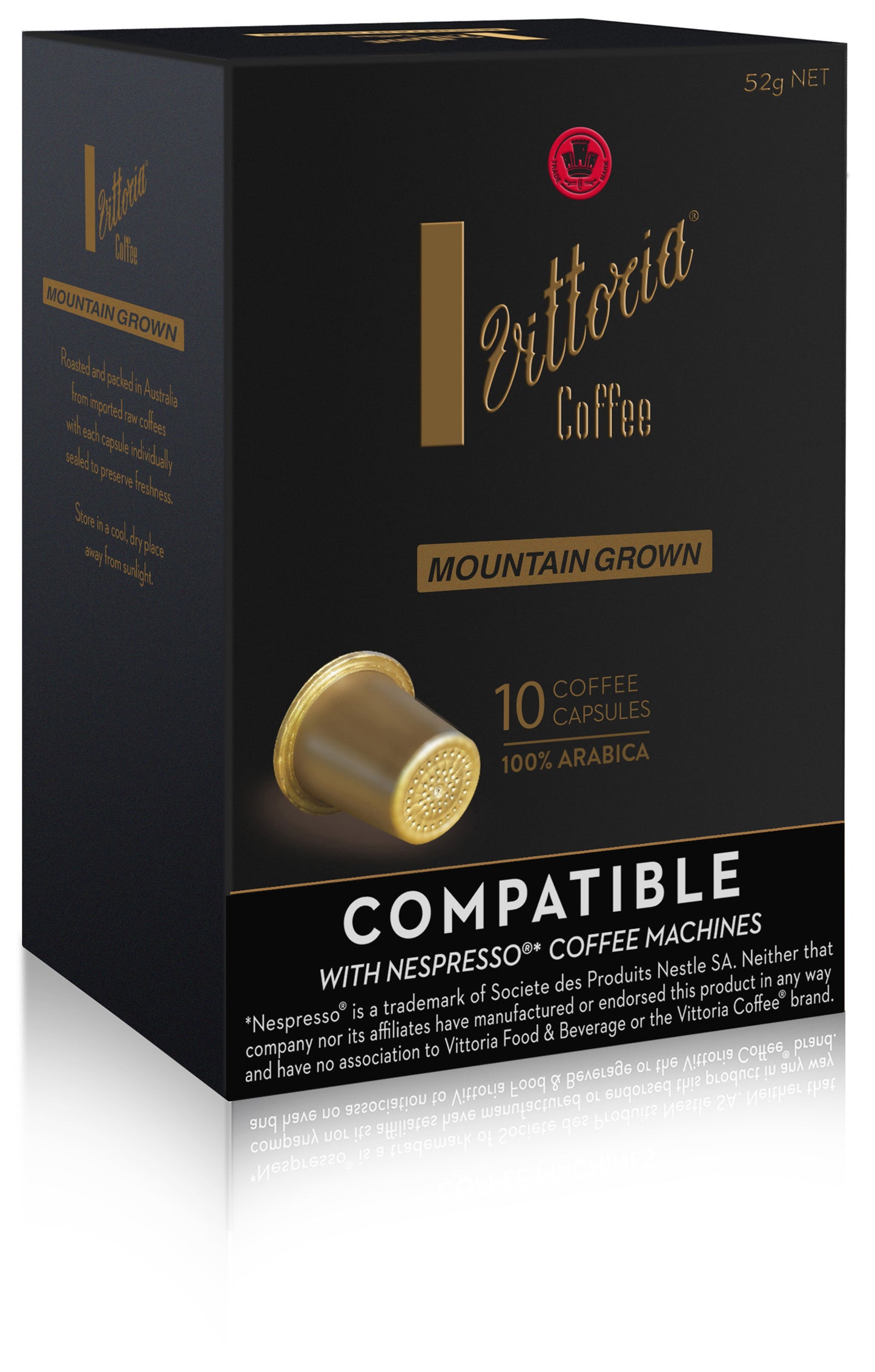 Vittoria Nespresso Compatible Aluminium Capsules Mountain Grown Pack 10_1051512_3644