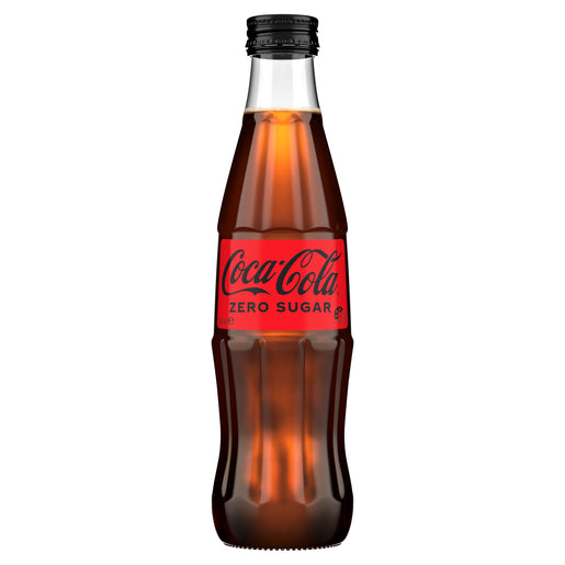 Coca Cola Drink Zero Sugar Glass Bottle 330ml_1051841_953349