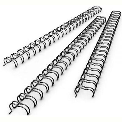 Swire Binding Wire 23Loop 2:1 16Mm 115Pg Black Box Of 50_1052511_SWIRE162:1(23) BLK