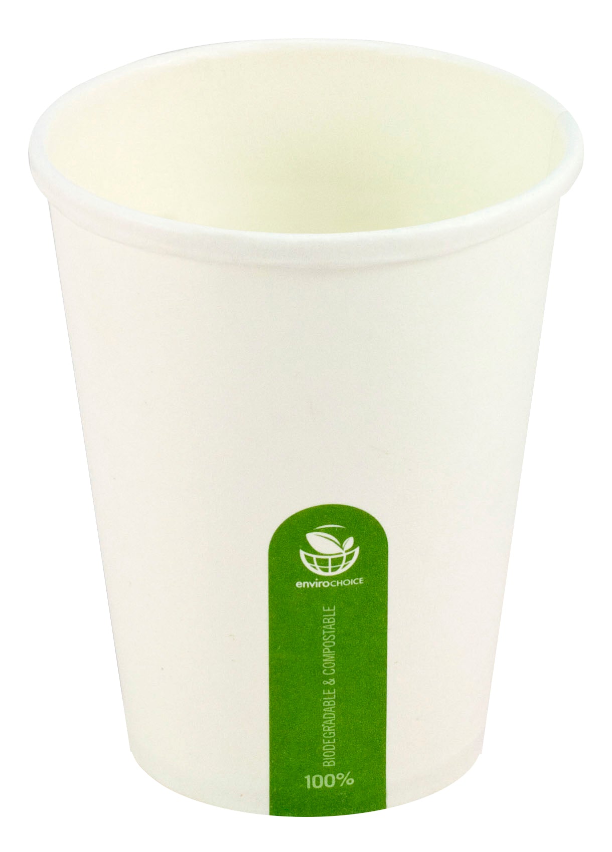 Envirochoice Single Wall Cup Heavy Board 340ml 12oz White Pk50_1053236_EC-HC0691