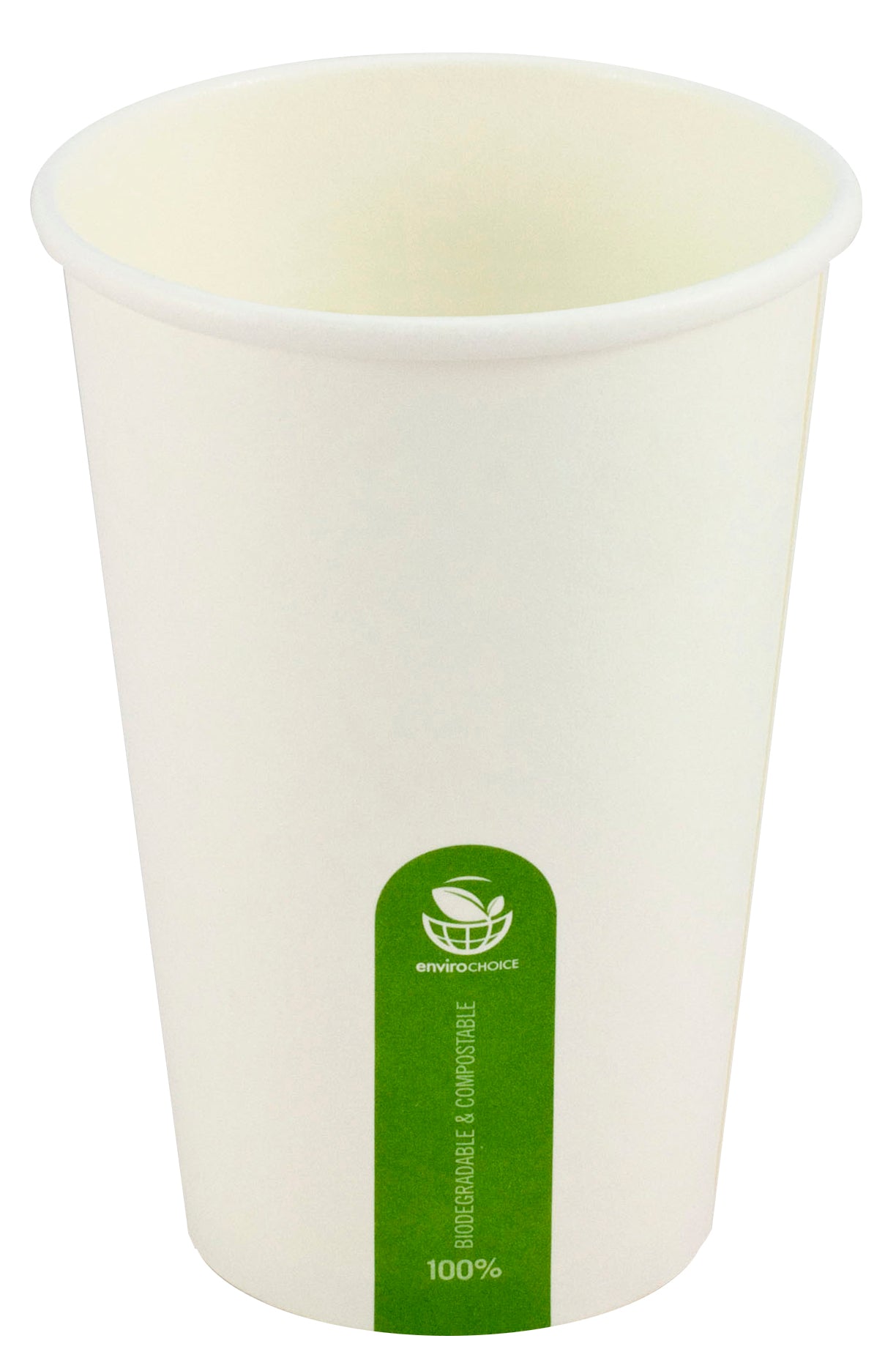 Envirochoice Single Wall Cup Heavy Board 450ml 16oz White Pk50_1053239_BC-16W