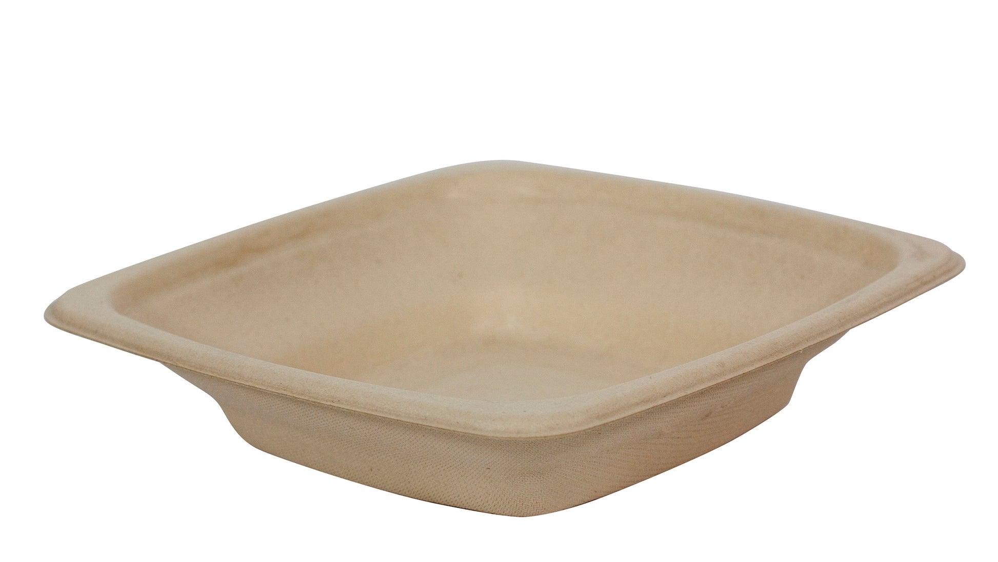 Envirochoice Natural Fibre Bowl Square 180X180X40Mm 16Oz Brown Pk25_1053263_EC-BL016