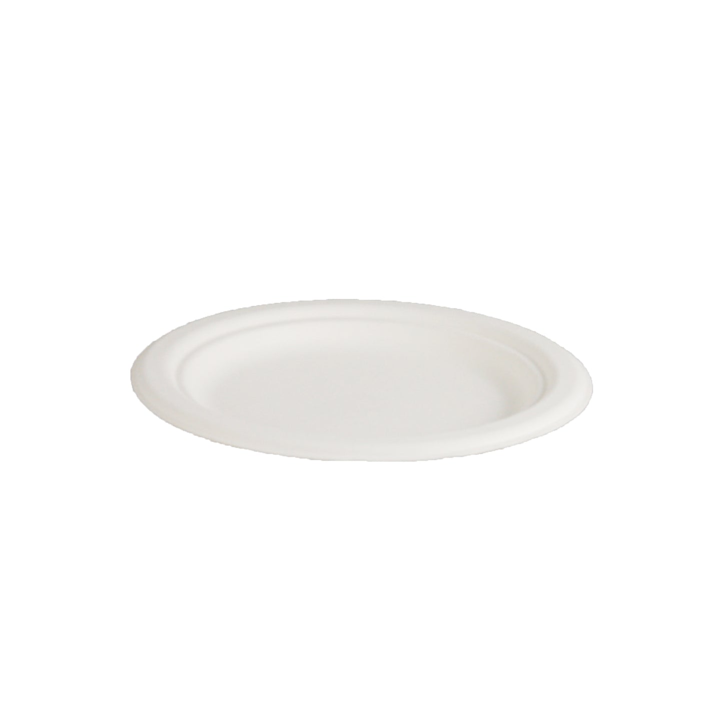 Envirochoice Natural Fibre Round Plate 175x16mm 7'' White Pk25_1053439_EC-PL012