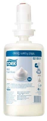 Tork Mild Foam Soap 0520501 S4 1Ltr 6 Refills 1053572 520501
