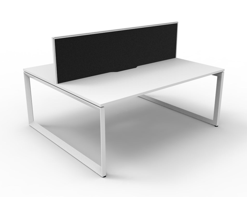 Deluxe Rapid Infinity 2 Person 2 Sided Desk White Loop Leg 1200X750 Overall_1054124_D-ILLDWS2P1275 NW/WS