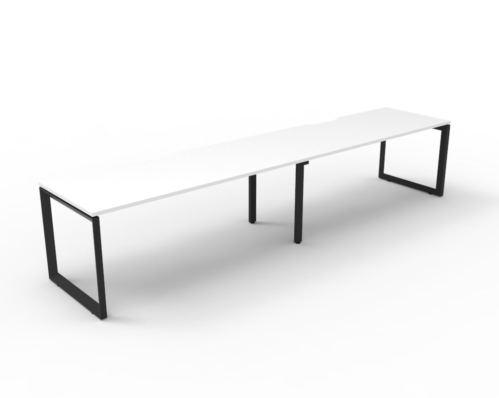 Deluxe Rapid Infinity 2 Person Desk Single Sided Black Loop Leg 1500X750 Ov_1054155_D-ILLS2P1575 NW/BL