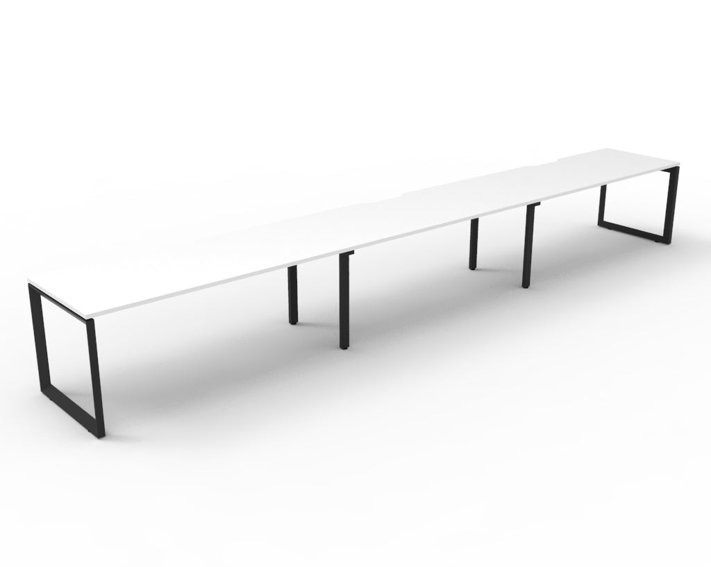 Deluxe Rapid Infinity 3 Person Desk Single Sided Black Loop Leg 1500X750 Ov_1054161_D-ILLS3P1575 NW/BL