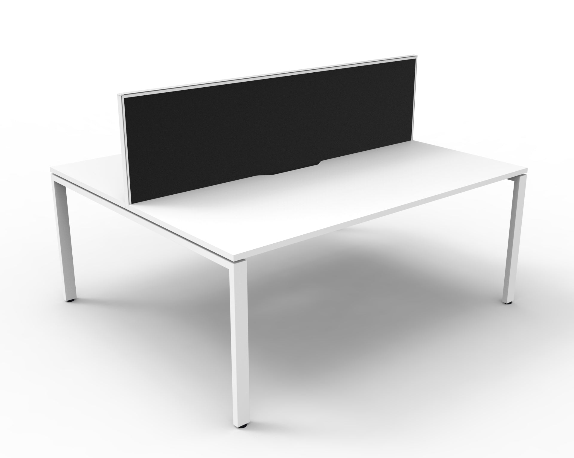 Deluxe Rapid Infinity 2 Person 2 Sided Desk White Profile Leg 1800X750 Over_1054260_D-IPLDWS2P1875 NW/WS