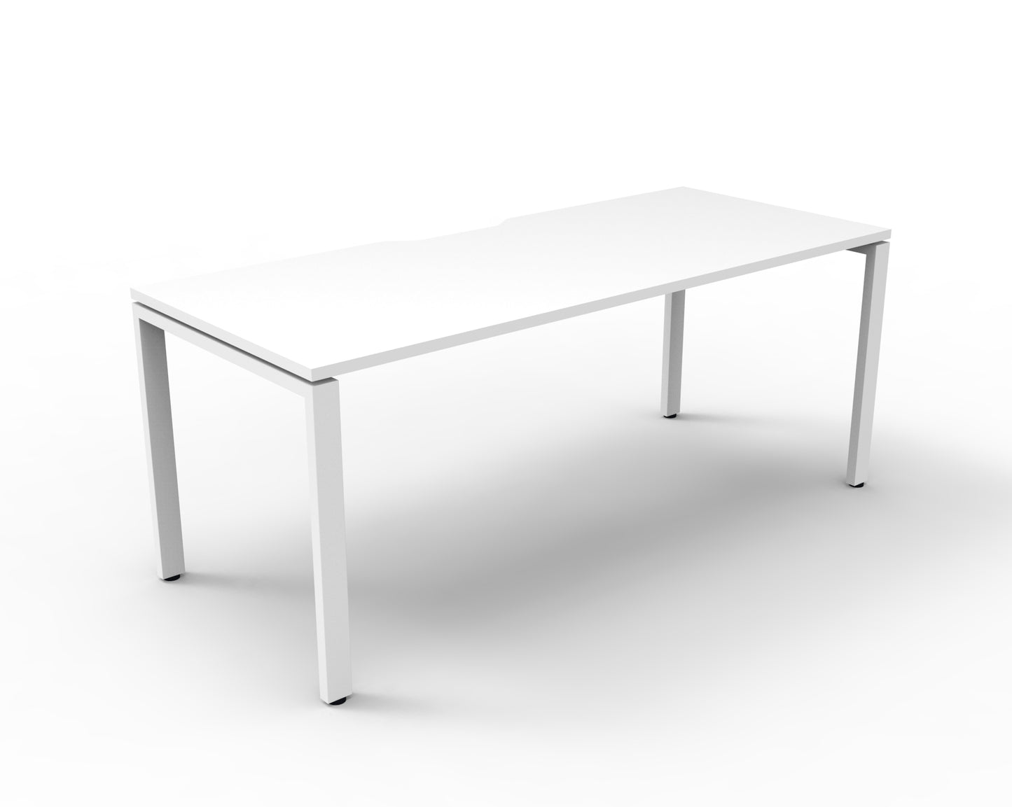 Deluxe Rapid Infinity 1 Person Desk White Profile Leg 1500X750 White Top_1054283_D-IPLS1P1575 NW/WS