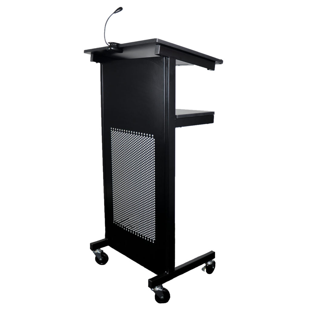 Rapid Heavy Duty Lectern 1200Mm H X 445Mm W X 450Mm D Black_1054352_LCT12 BL