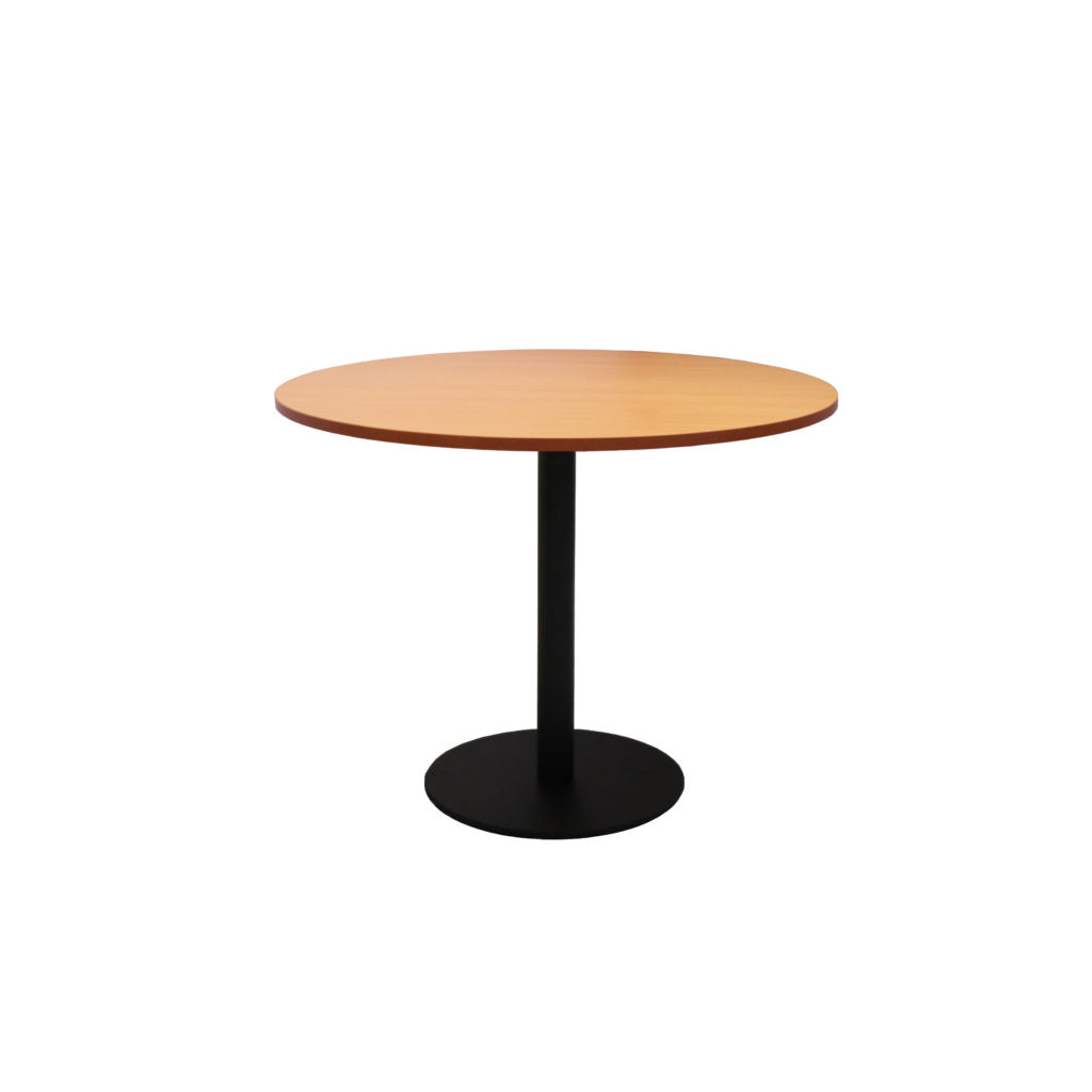 Rapid Table Round 1200mm Beech Top Black Base_1054819_CBT12 B/BL