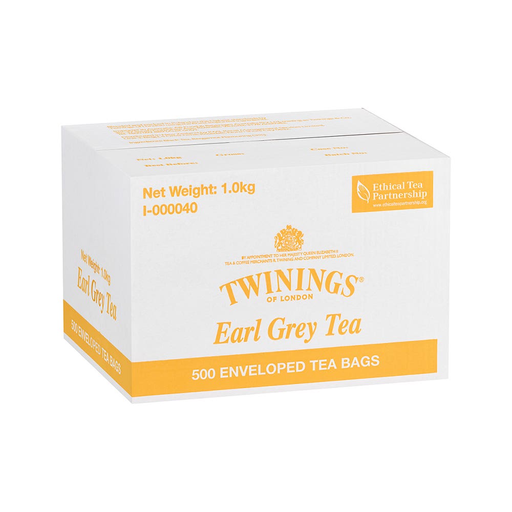 Twinings Tea Bags Earl Grey Enveloped Bulk 500 Pack 1055580 80066