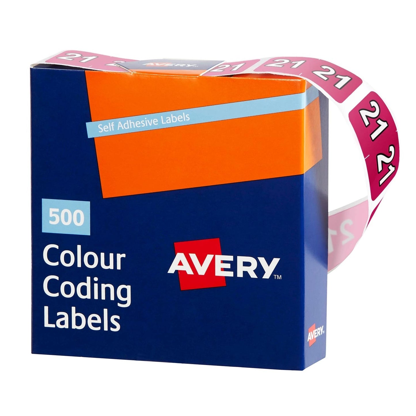 Avery Label Sidetab Year 21 Magenta Roll_1055636_43271