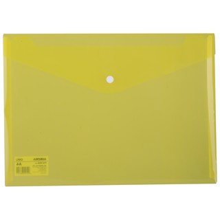 Deli File Bag Pvc A4 Nbutton Yellow Pack Of 10_1055784_5505Y
