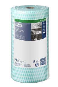 Tork Green Heavy-Duty Colour Coded Cleaning Cloth Roll 1055803 297502