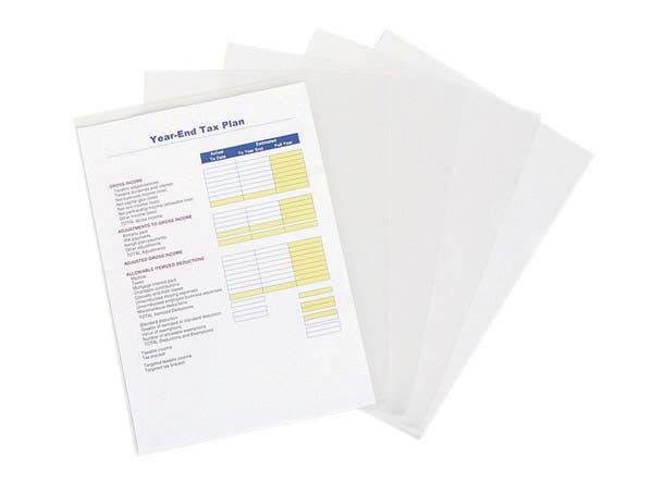 Marbig Ultra Letter File Pp A4 Clear Pack 10 39113300 5706