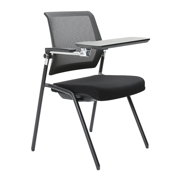 Lanza Chair Stackable Mesh Back Black Rh Writing Tablet 4 Leg Glides Seat S_1056320_LWG-L23