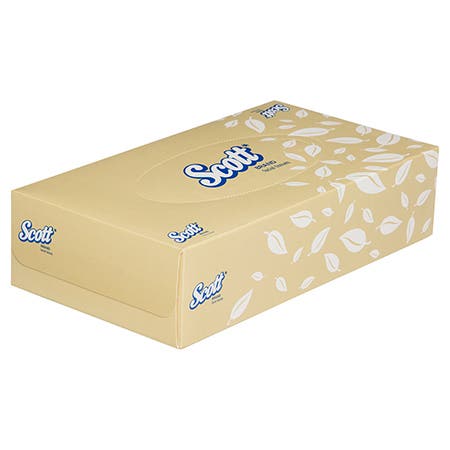 Scott 4725 Facial Tissues 2 Ply 100 Sheets/Box Ctn 48 1056687 4725