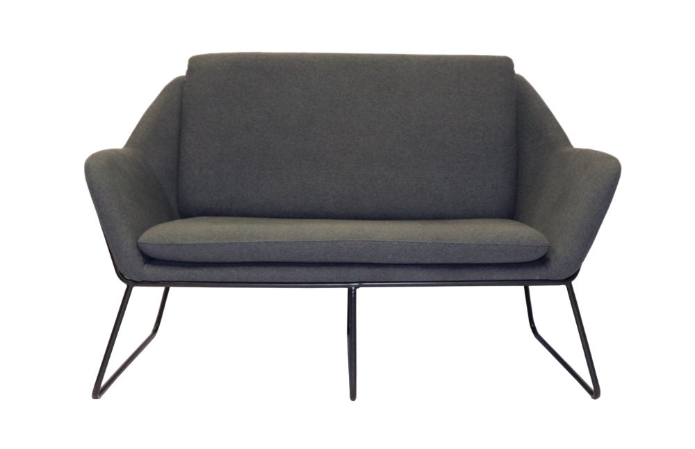 Cardinal 2 Seater Lounge 1335Mmw X 690Mmd X 890Mmh Charcoal Ash Black Powe_1056726_CSA2SE C457