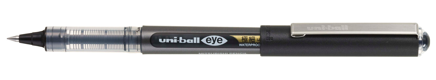 Uniball Roller Ball Eye UB150-038BK Ultra Fine 0.38mm Black BX12_1056909_UB150-038BK