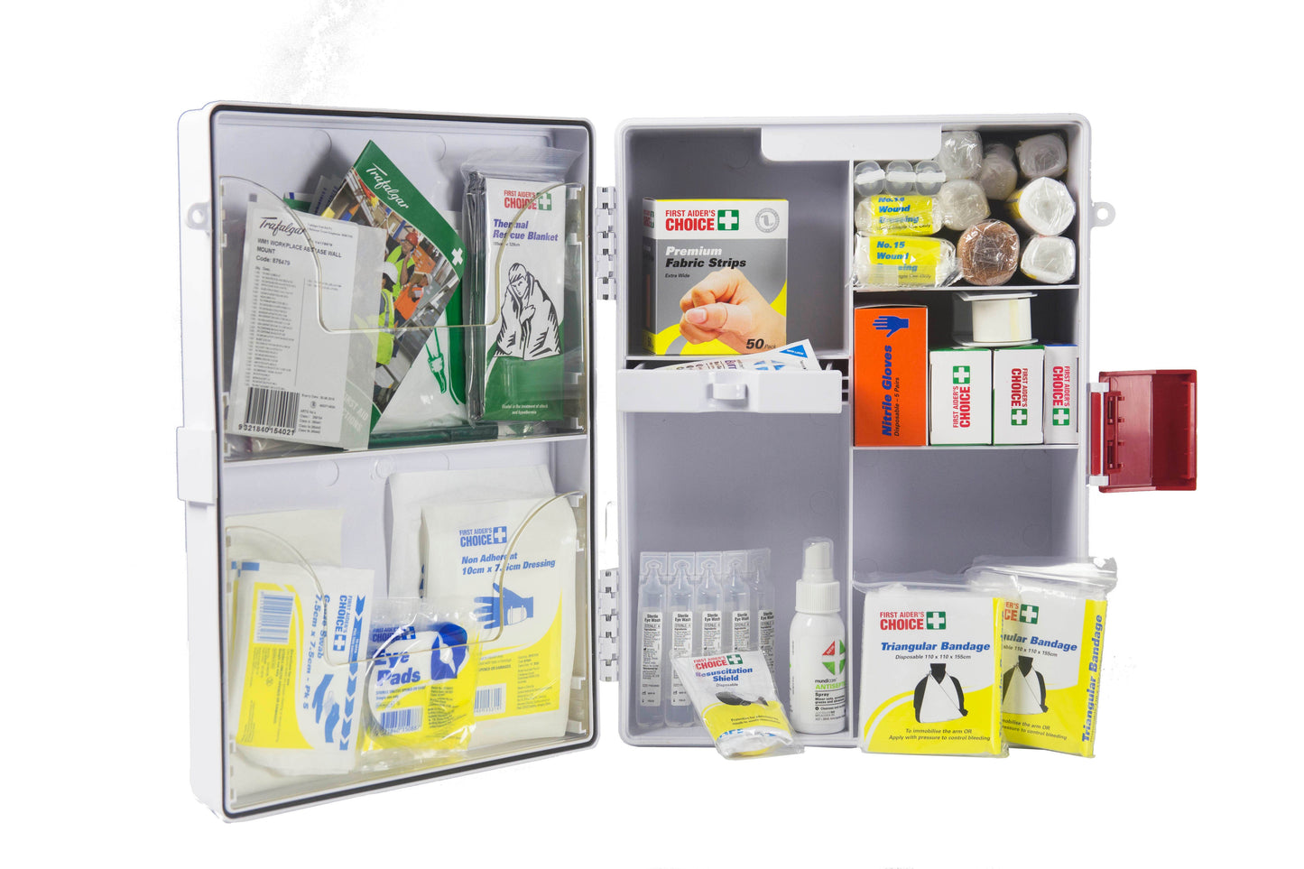WM1 Workplace First Aid Kits Wall Mount Metal Case 1057081 876478