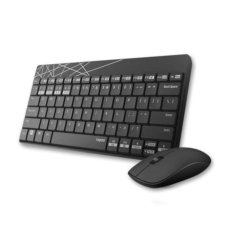 Compact Wireless Multimode Bluetooth 2.4Ghz 3 Device Keyboard Combo 1070011 MIRP-8000M