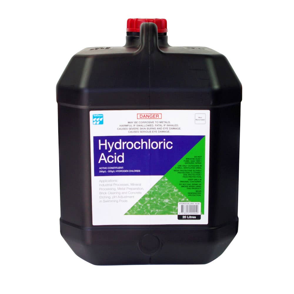 Hydrochloric Acid 20ltr 10751001 50040020H