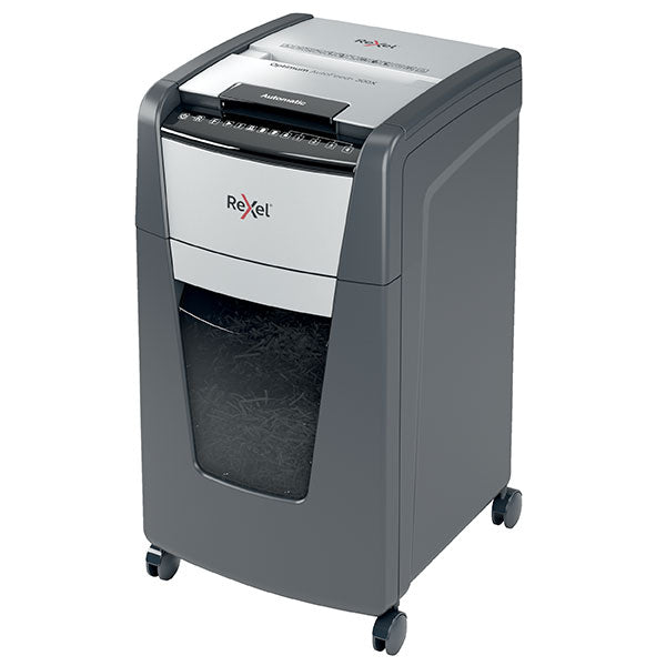 Rexel Optimum Auto+ Shredder 300X Cross Cut 300 Sheets Auto 60L_1080009_2020300XAU