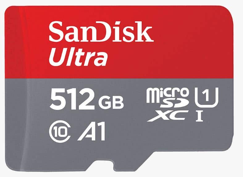 Sandisk 512Gb Ultra Microsd Memory Card 1080266 FMS-MSDUL-512G3