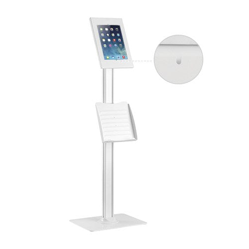 Anti-Theft Tablet Floor Stand With Catalogue Holder_1080288_MPBT-PAD26-04CN