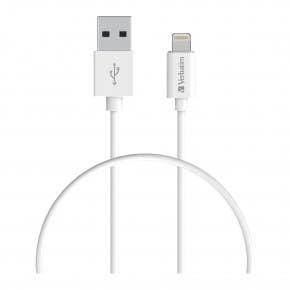 Verbatim Lightning Cable Usb - Ipad-Phone 1M White 1080307 66581