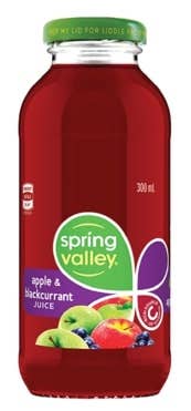 Spring Valley Apple Blackcurrant Juice 300Ml (24) 1080409 10007054