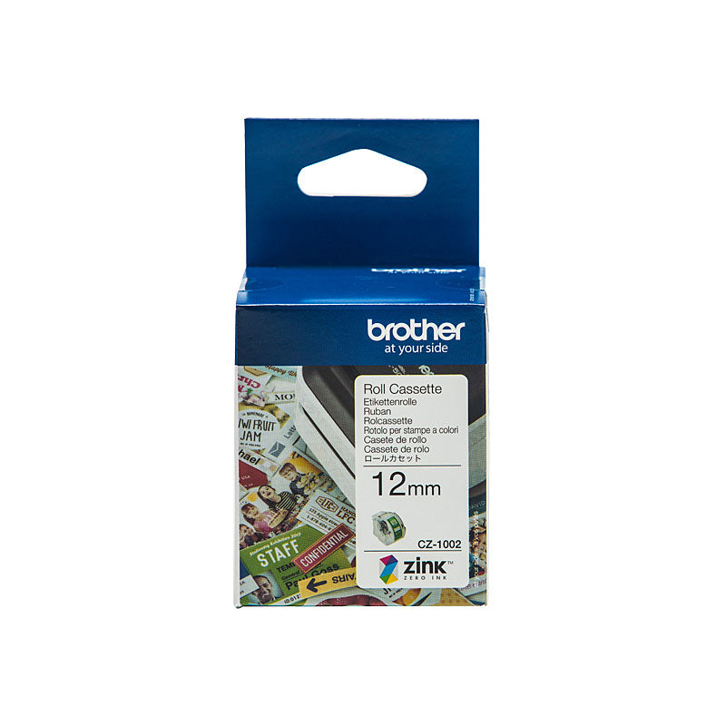 Brother CZ-1002 Tape Cassette 12mm For VC500W Colour Label Printer_1080534_CZ-1002