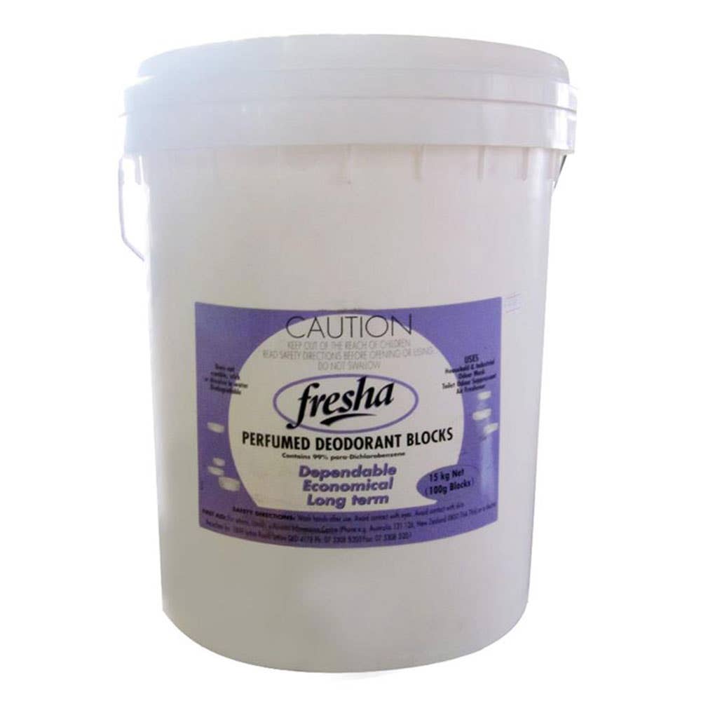 Toilet Deodorant Blocks Fresha 15kg 150 Pieces Diggers 10815003 11700-15FRE