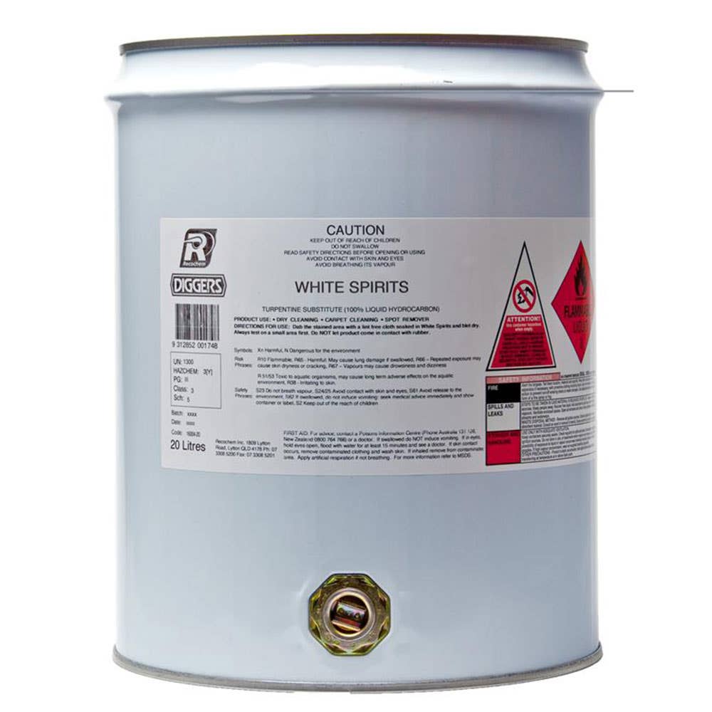 White Spirits 20L Diggers 10825002 16004-20