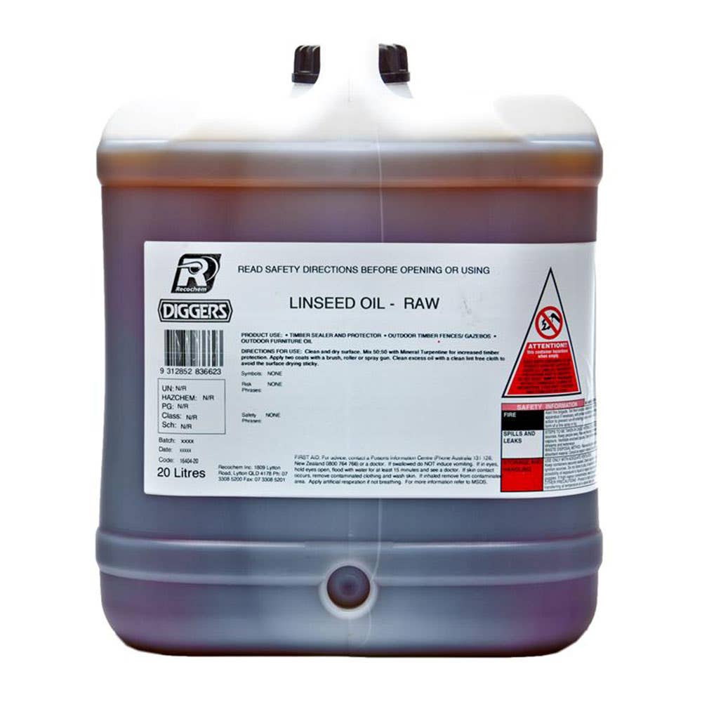 Oil Linseed Raw 20L 10828003 16404-20