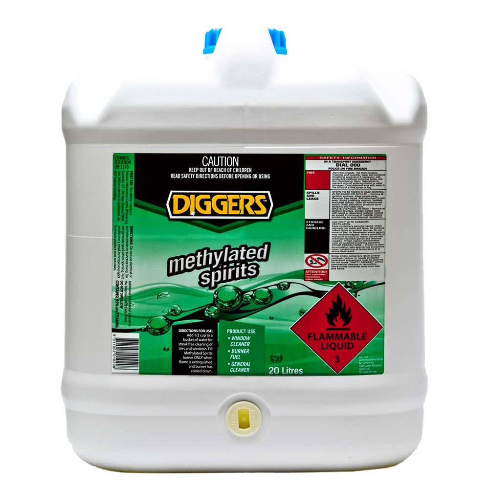 Methylated Spirits 20L Diggers 10836002 15000-20DIGN