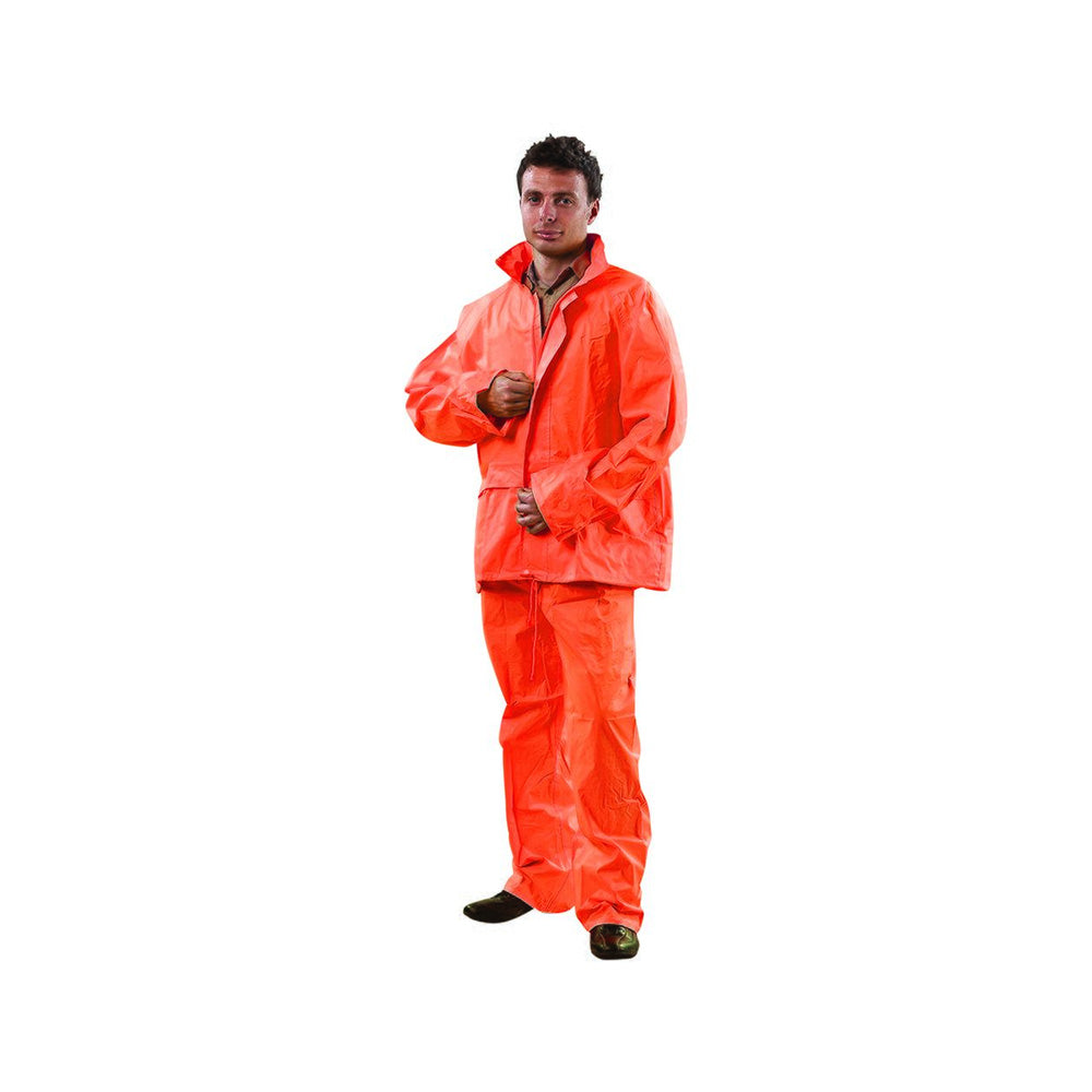Jacket + Pant Set Wet Weather Nylon Hi-Vis Orange 3XL Prochoice_247607_RSHVO3XL