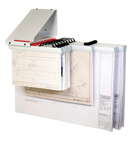 Planhorse Plan Hanger Wall Rack 1000 230X375X300 White_110052400_109315