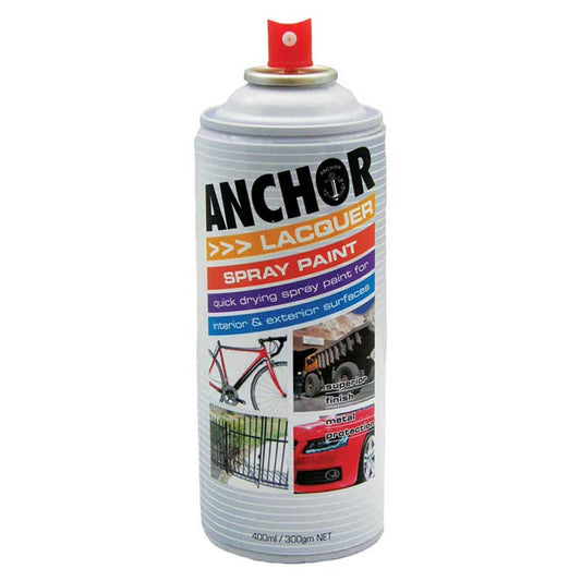 Paint Lacquer Black Aerosol 300g Anchor 1120011 47830