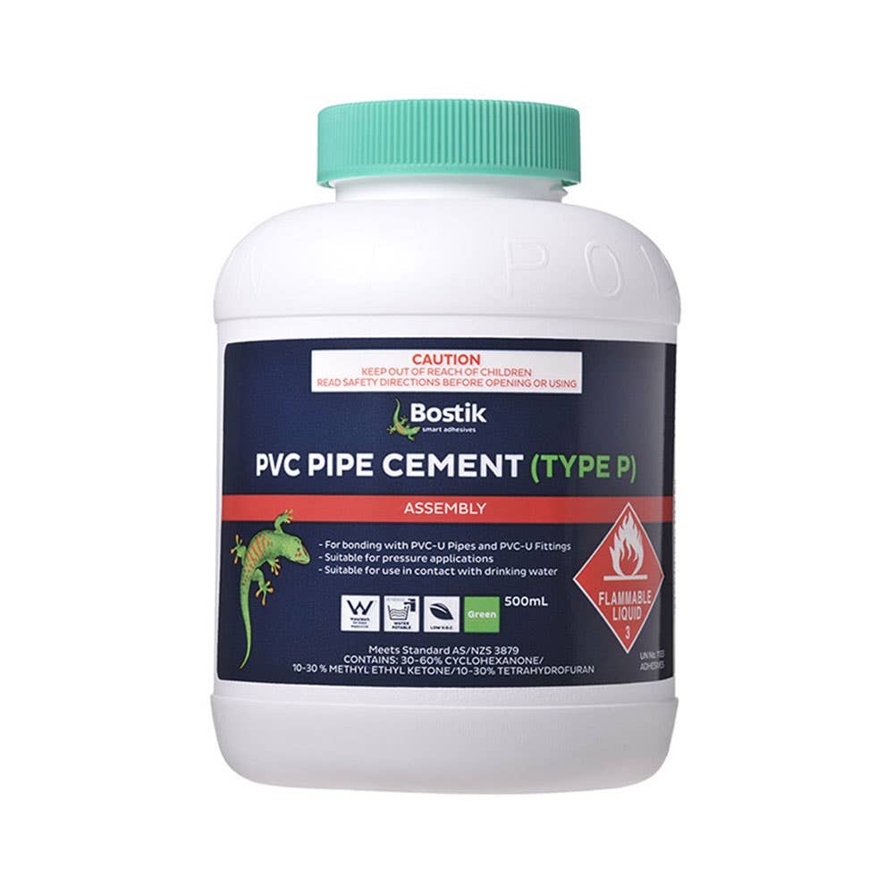 Cement Solvent PVC Green HP 500ml 1126021 30840475