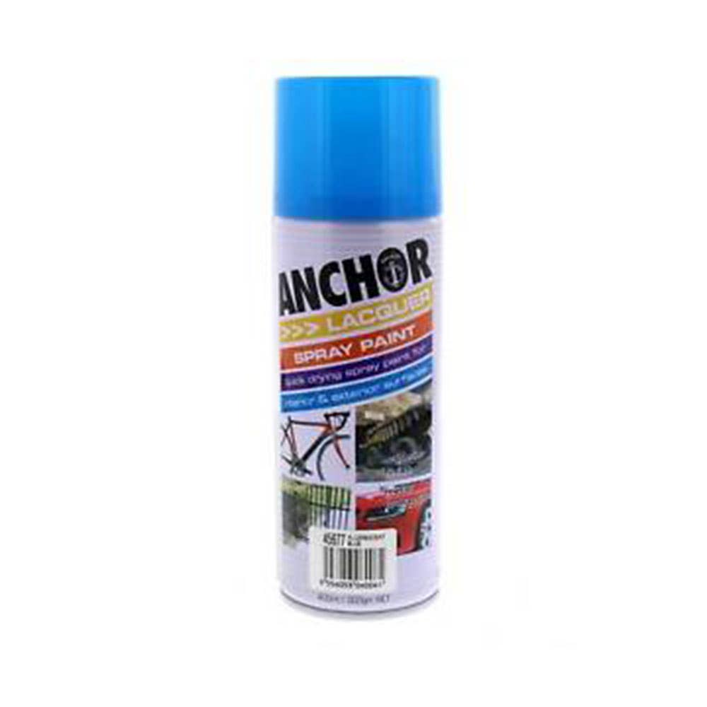 Paint Acrylic Fluorescent Blue Aerosol 350g Anchor 1141032 45677