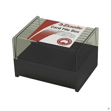Esselte Sws Card File Box 76X127Mm 5X3 Black_38682003_45858