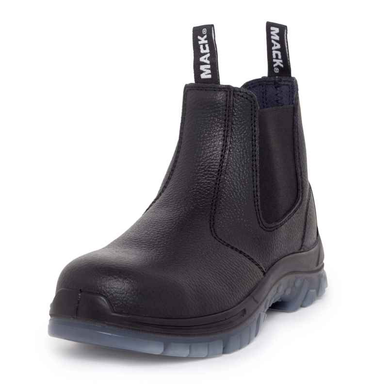 Boots Steel Toe Elastic Side TPU Sole Black 8 Mack Tradie 30001520 MK0TRADIEBBF080